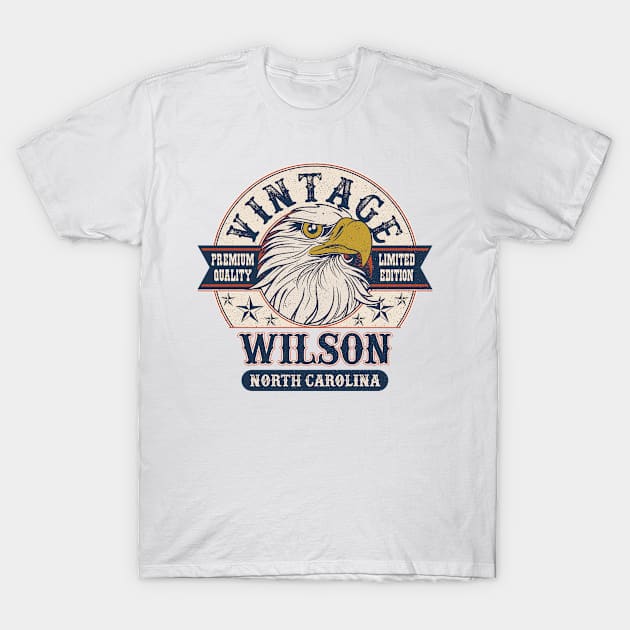 Wilson North Carolina Retro Vintage Limited Edition T-Shirt by aavejudo